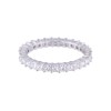 18ct White Gold Approx 1.80ct Princess Cut Diamond Eternity Ring