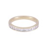 18ct Yellow Gold Brilliant and Princess Cut 0.50ct Diamond Eternity Ring