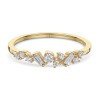 18ct Yellow Gold Mix Cut 0.26ct Diamond Eternity Ring 