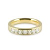 9ct Yellow Gold Brilliant Cut 7 Stone 0.50ct Diamond Eternity Ring