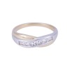 9ct 2 Colour Gold 0.33ct Diamond Eternity Ring