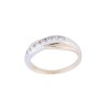 9ct 2 Colour Gold 0.25ct Diamond Eternity Ring