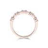 9ct Rose Gold Brilliant and Baguette Cut 0.49ct Diamond Eternity Ring