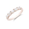 18ct Rose Gold Emerald Cut 0.90ct Diamond Eternity Ring