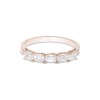 18ct Rose Gold Emerald Cut 0.90ct Diamond Eternity Ring
