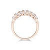 18ct Rose Gold Emerald Cut 1.40ct Diamond Eternity Ring