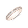 18ct Rose Gold 0.50ct Diamond Channel Eternity Ring