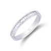 Platinum Approx 0.25ct Baguette Cut Diamond Eternity Ring