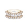 18ct Yellow Gold Brilliant and Baguette Cut 2.00ct Diamond Fancy Band