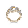 18ct Yellow Gold Brilliant Cut Diamond 0.70ct Circle Fancy Band 