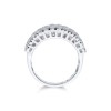 18ct White Gold Baguette and Brilliant Cut 2.00ct Diamond Fancy Band