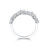 18ct White Gold Pear Cut 1.55ct Diamond Fancy Band