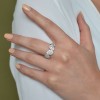 Platinum Brilliant Cut 2.00ct Diamond Fancy Band