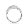 Platinum 0.5ct x/o Diamond Fancy Band