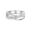 Platinum 0.5ct x/o Diamond Fancy Band