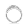 Platinum 0.30ct x/o Mix Cut Fancy Diamond Band