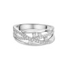 Platinum 0.30ct x/o Mix Cut Fancy Diamond Band