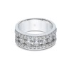 1857 9ct White Gold Brilliant Cut 2.00ct Diamond Fancy Band