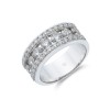 1857 9ct White Gold Brilliant Cut 2.00ct Diamond Fancy Band