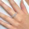 1857 9ct White Gold Brilliant Cut 0.45ct Diamond Fancy Band