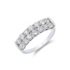 1857 9ct White Gold Brilliant Cut 1.50ct Diamond Fancy Band