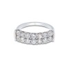 1857 9ct White Gold Brilliant Cut 1.50ct Diamond Fancy Band