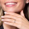 9ct Yellow Gold Brilliant Cut 0.38ct Diamond Fancy Band