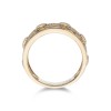 9ct Yellow Gold Brilliant Cut 0.21ct Diamond Link Fancy Band