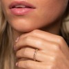 9ct Yellow Gold Brilliant Cut Diamond 0.10ct Double Row Link Fancy Band