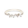 9ct Yellow Gold Baguette 0.20ct Diamond Fancy Band Ring