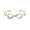 9ct Yellow Gold 0.02ct Infinity Fancy Diamond Ring