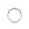 9ct Yellow Gold Link Fancy 0.04ct Diamond Ring