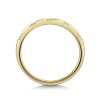 9ct Yellow Gold 0.04ct Round Brilliant Diamond Fancy Band