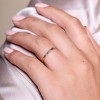 9ct Yellow Gold 0.04ct Round Brilliant Diamond Fancy Band