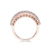 18ct Rose Gold Brilliant and Baguette Cut 2.00ct Diamond Fancy Band