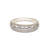 9ct Yellow Gold Brilliant Cut 0.33ct Diamond Fancy Band