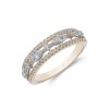 9ct Yellow Gold Brilliant Cut 0.33ct Diamond Fancy Band
