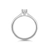 Platinum Tulip Set Round Brilliant 0.33ct Diamond Solitaire Ring
