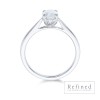 Platinum Oval Cut 1.00ct Lab Grown Diamond Solitaire Ring