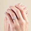Platinum Emerald Cut 2.00ct Lab Diamond Solitaire Ring