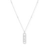 Messika Move 10th PM White Gold  0.74ct Diamond Necklace 10032-YG