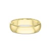 Gents 18ct Yellow Gold 5mm D-Shape Wedding Ring
