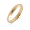 18ct Yellow Gold D-Shape 3mm Wedding Ring