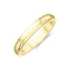 Ladies 18ct Yellow Gold 3mm D-Shape Wedding Ring