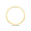 Ladies 18ct Yellow Gold 2.5mm D-Shape Wedding Ring