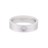 18ct White Gold Princess Cut Diamond Wedding Ring 6mm