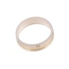 9ct Yellow Gold Lighter Low Domed Court Wedding Band 6mm