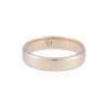 9ct Yellow Gold Softened Lighter Flat Court Wedding Band 5mm