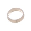 9ct Yellow Gold Softened Lighter Flat Court Wedding Band 6mm