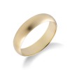 9ct Yellow Gold D-Shape 5mm Wedding Ring